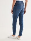 Ella J 7/8th Pull-On Jeans, Indigo product photo View 02 S