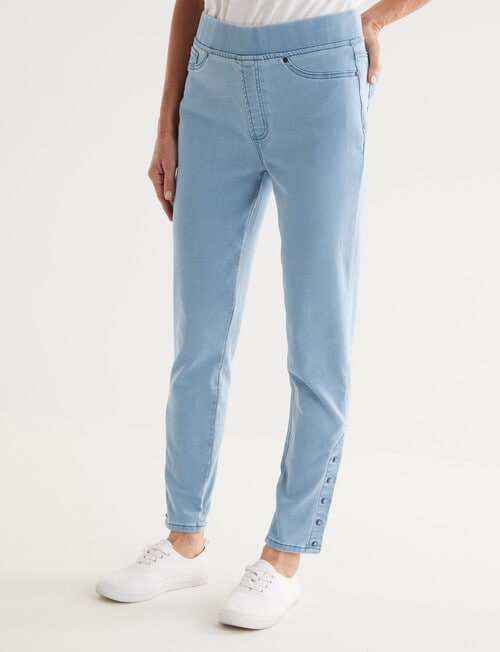 Ella J 7/8th Pull-On Jeans, Vintage product photo