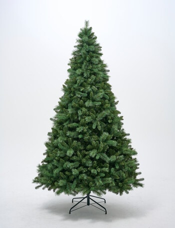 Christmas Shop Pre-Lit Faux Swiss Pine Christmas Tree, 9ft, Green product photo