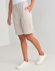 Zest Essential Linen Knee Short, Sandshell product photo