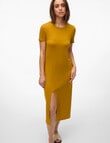 Vero Moda Kelly Jo Short Sleeve Calf Length Dress, Chai Tea product photo View 05 S