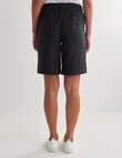 Zest Essential Linen Knee Short, Black product photo View 02 S