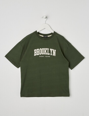 No Issue Box Fit Brooklyn Short Sleeve Tee, Bottle product photo