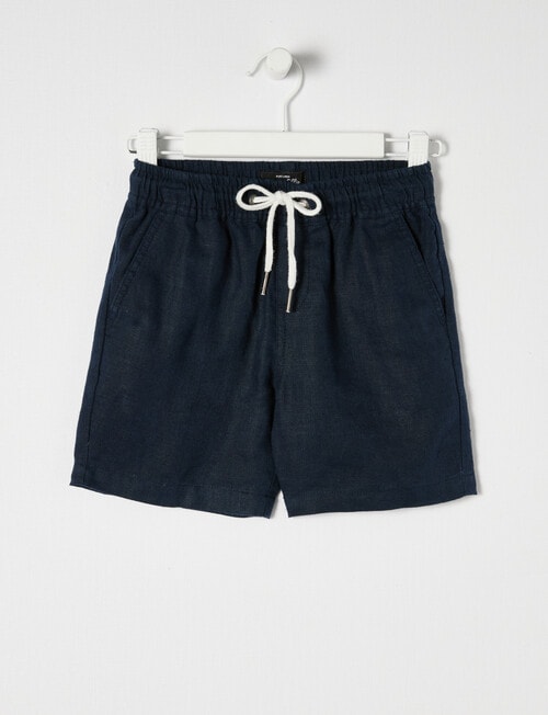 Mac & Ellie Linen Short, Navy product photo