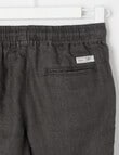 Mac & Ellie Linen Short, Charcoal product photo View 02 S