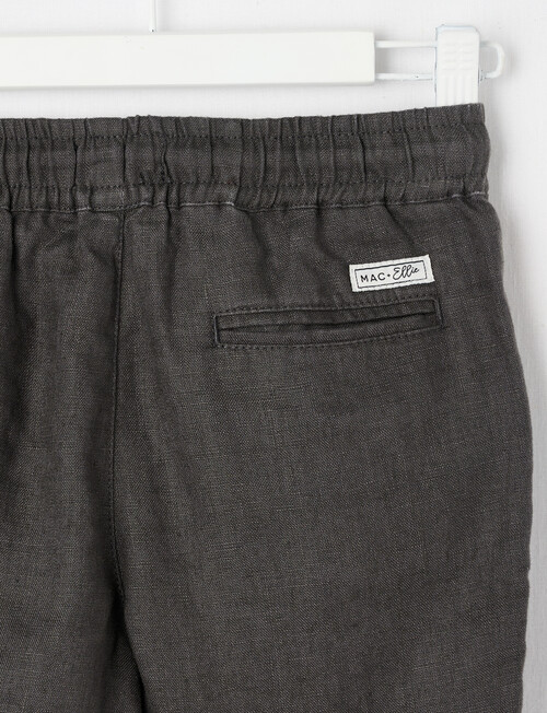 Mac & Ellie Linen Short, Charcoal product photo View 02 L