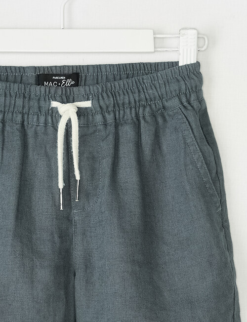 Mac & Ellie Linen Short, Petrol product photo View 02 L