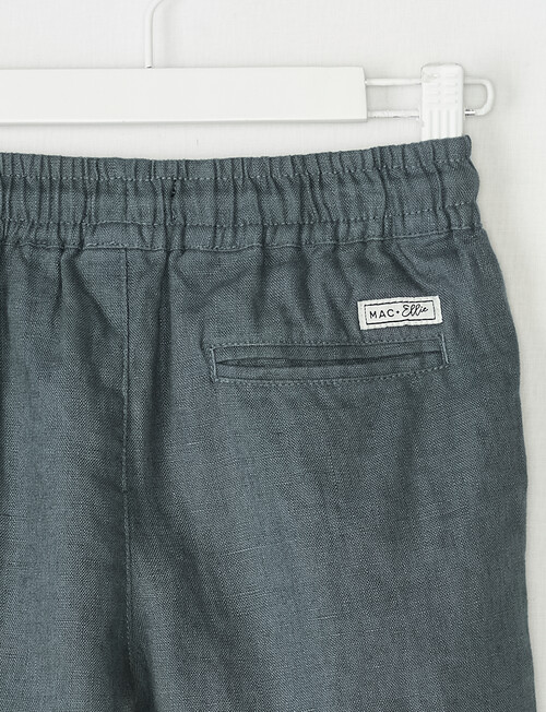 Mac & Ellie Linen Short, Petrol product photo View 03 L