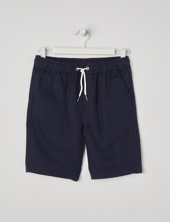 No Issue Linen Short, Navy product photo