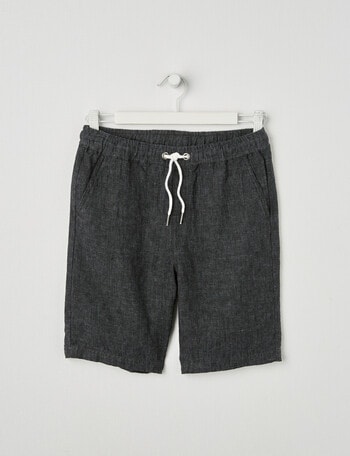 No Issue Linen Short, Graphite product photo