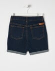 Mac & Ellie Denim Short, Dark Blue product photo View 02 S