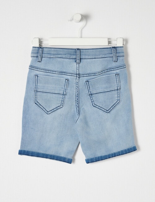 Mac & Ellie Motto Denim Short, Blue product photo View 02 L