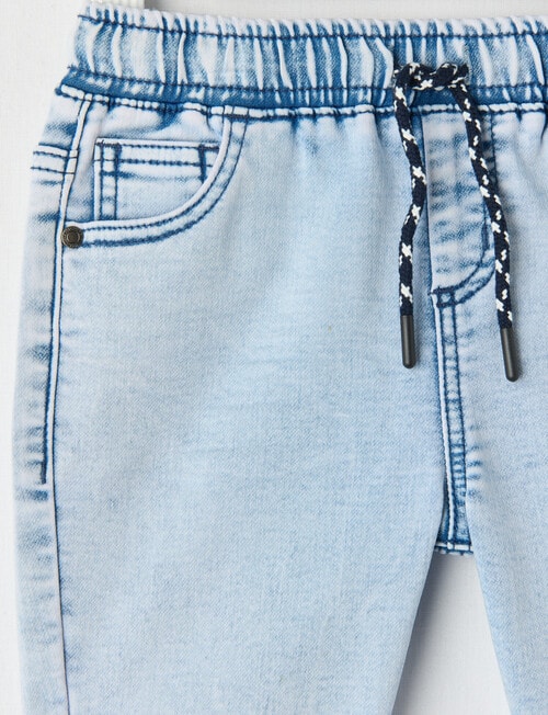 Mac & Ellie Pull-On Denim Short, Light Blue product photo View 03 L