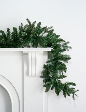 Christmas Shop Pre-Lit Faux Spruce Garland product photo