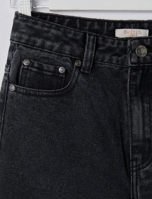 Switch Harlow Wide Leg Jean, Black product photo View 02 L