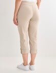 Line 7 Rolled Hem Capri, Sand product photo View 02 S