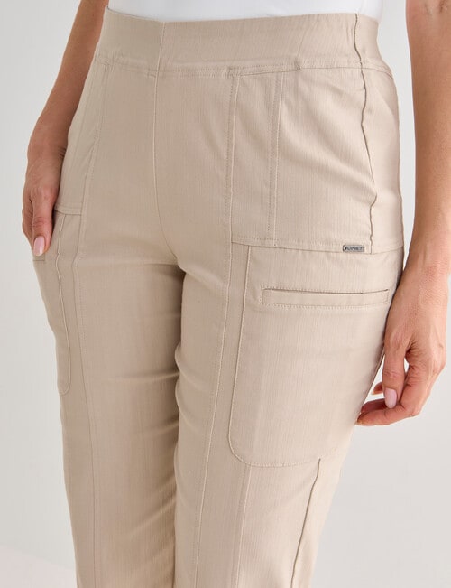 Line 7 Rolled Hem Capri, Sand product photo View 04 L