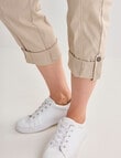 Line 7 Rolled Hem Capri, Sand product photo View 05 S