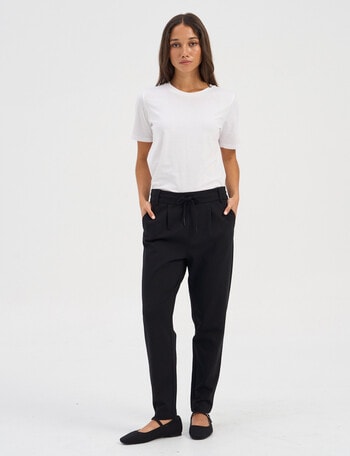 ONLY Pop Trash-Sally Easy Rib Pant, Black product photo