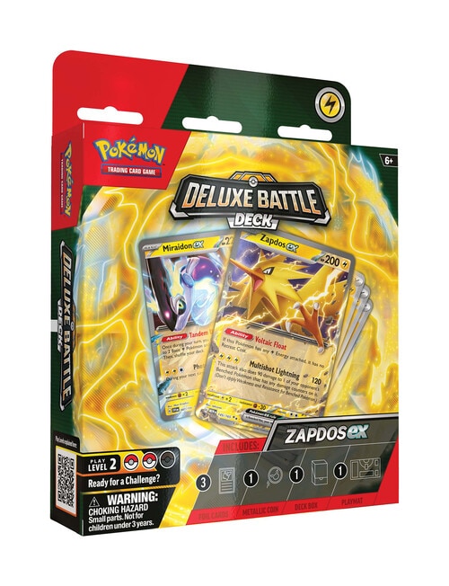 Pokemon Trading Card Ninetales Ex & Zapdos Ex Deluxe Box, Assorted product photo View 02 L