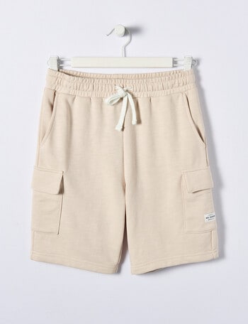 No Issue Knit Cargo Short, Stone product photo