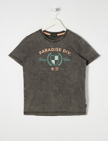 No Issue Paradise Division Short Sleeve Tee, Black product photo