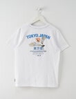 No Issue Tokyo Japan Short Sleeve Tee, White product photo View 03 S