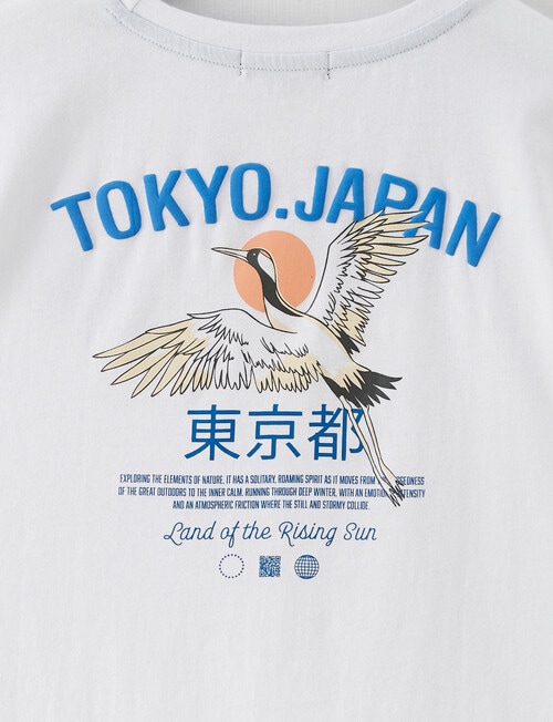 No Issue Tokyo Japan Short Sleeve Tee, White product photo View 04 L