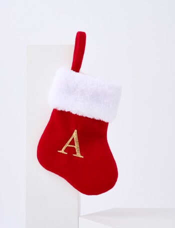 Christmas Shop Mini Stocking Alphabet, A product photo