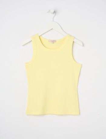 Switch Rib Singlet, Lemonade product photo