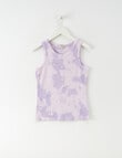 Switch Tie Dye Rib Singlet, Lilac product photo View 03 S