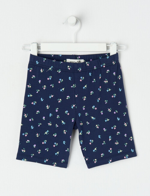 Mac & Ellie Ditsy Floral Bike Short, Navy product photo