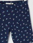 Mac & Ellie Ditsy Floral Bike Short, Navy product photo View 02 S