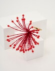 Christmas Shop Pohutukawa Beaded Clip, Red product photo View 03 S