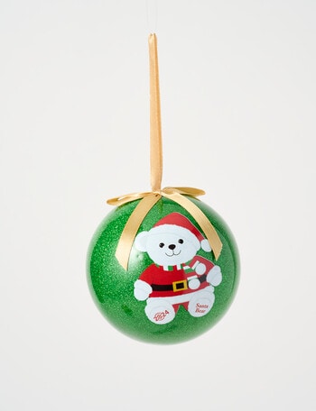 Santa Bear Bauble 2024 product photo