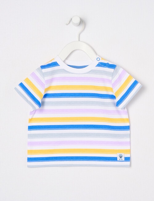 Teeny Weeny Play Time Striped Short-Sleeve Tee, Multi product photo