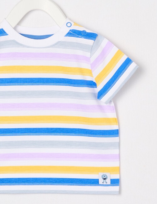 Teeny Weeny Play Time Striped Short-Sleeve Tee, Multi product photo View 02 L