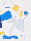 Teeny Weeny Play Time Abstract Short-Sleeve Tee, White product photo View 02 S