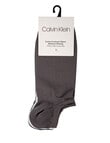 Calvin Klein Coolmax Liner Socks, 3-Pack, White & Black product photo View 02 S