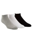 Calvin Klein Bamboo-Blend Liner Sock, 3-Pack, Black & White product photo