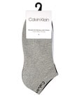 Calvin Klein Bamboo-Blend Liner Sock, 3-Pack, Black & White product photo View 02 S