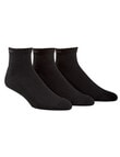 Calvin Klein Bamboo-Blend Quarter Crew Sock, 3-Pack, Black product photo