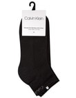 Calvin Klein Bamboo-Blend Quarter Crew Sock, 3-Pack, Black product photo View 02 S