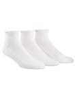 Calvin Klein Bamboo-Blend Quarter Crew Sock, 3-Pack, White product photo