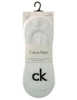 Calvin Klein Logo Sneaker Sock, 3-Pack, White product photo View 02 S