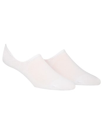 Calvin Klein No show Socks, 2-Pack, White product photo