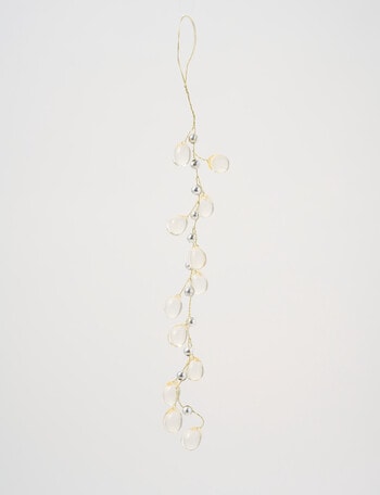 Christmas Shop Woodland Wonders Dew Drop Hanging Decoration, Gold Tone product photo