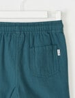 Mac & Ellie Woven Textured Short, Teal product photo View 03 S