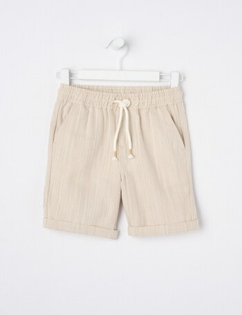 Mac & Ellie Woven Textured Short, Stone product photo