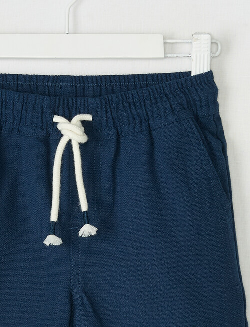 Mac & Ellie Woven Textured Short, Navy product photo View 02 L